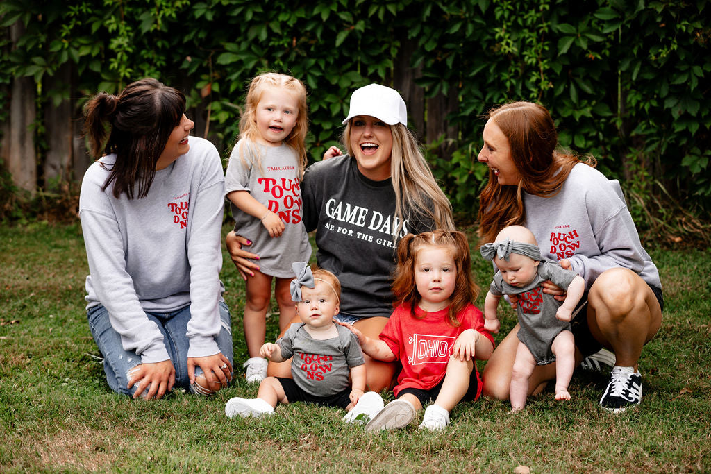 Tailgates and Touchdowns Toddler T-shirt and Baby Bodysuit