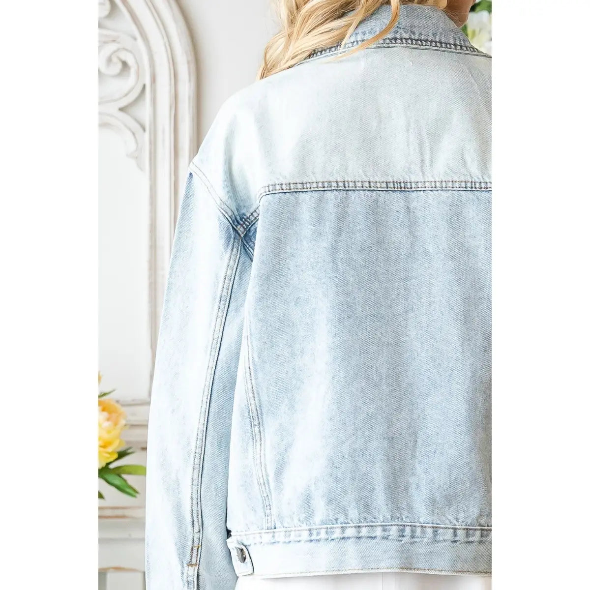 Spot Wash Classic Trucker Denim Jacket (S-L)