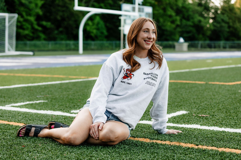 Massillon Weak and Timid Quote Sweatshirt