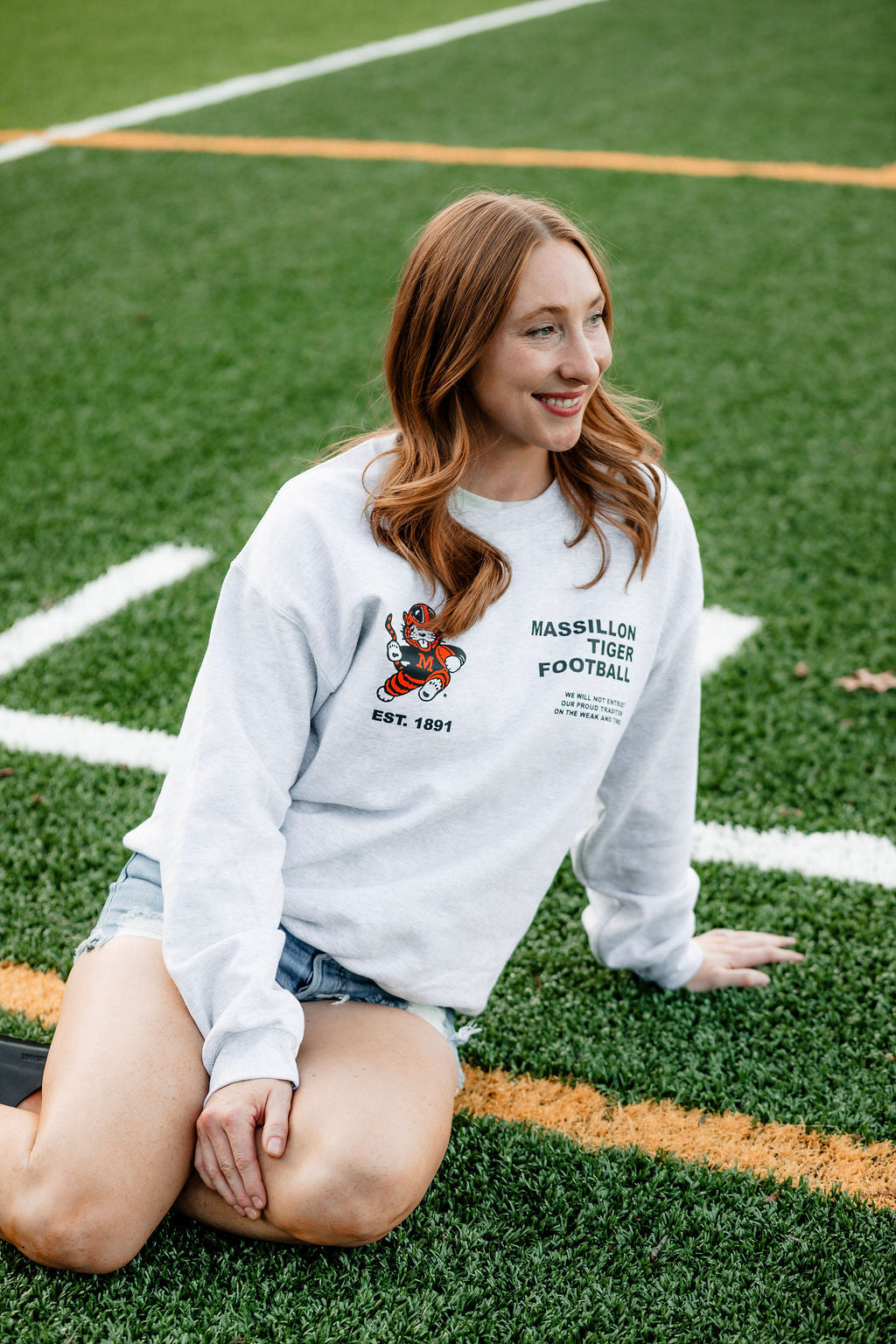 Massillon Weak and Timid Quote Sweatshirt