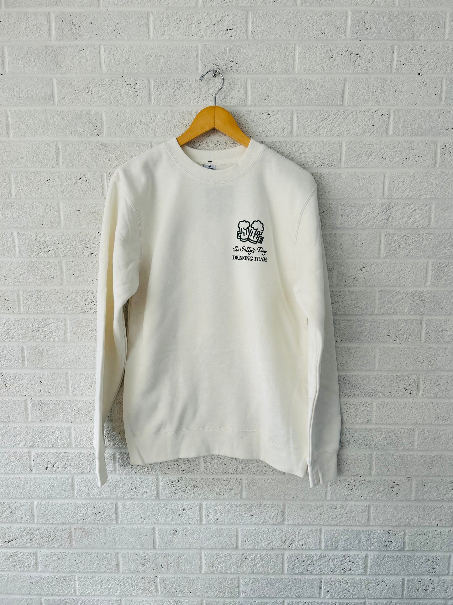 St Patty's Day Drinking Team Vintage Adult Sweatshirt
