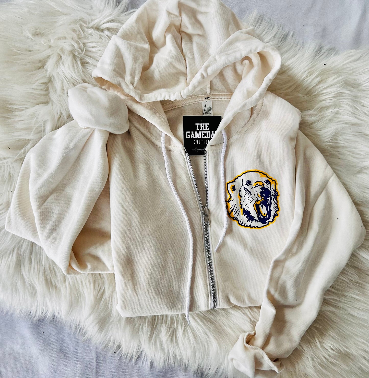 Polar Bear Spongefleece Zip-up Sweatshirt
