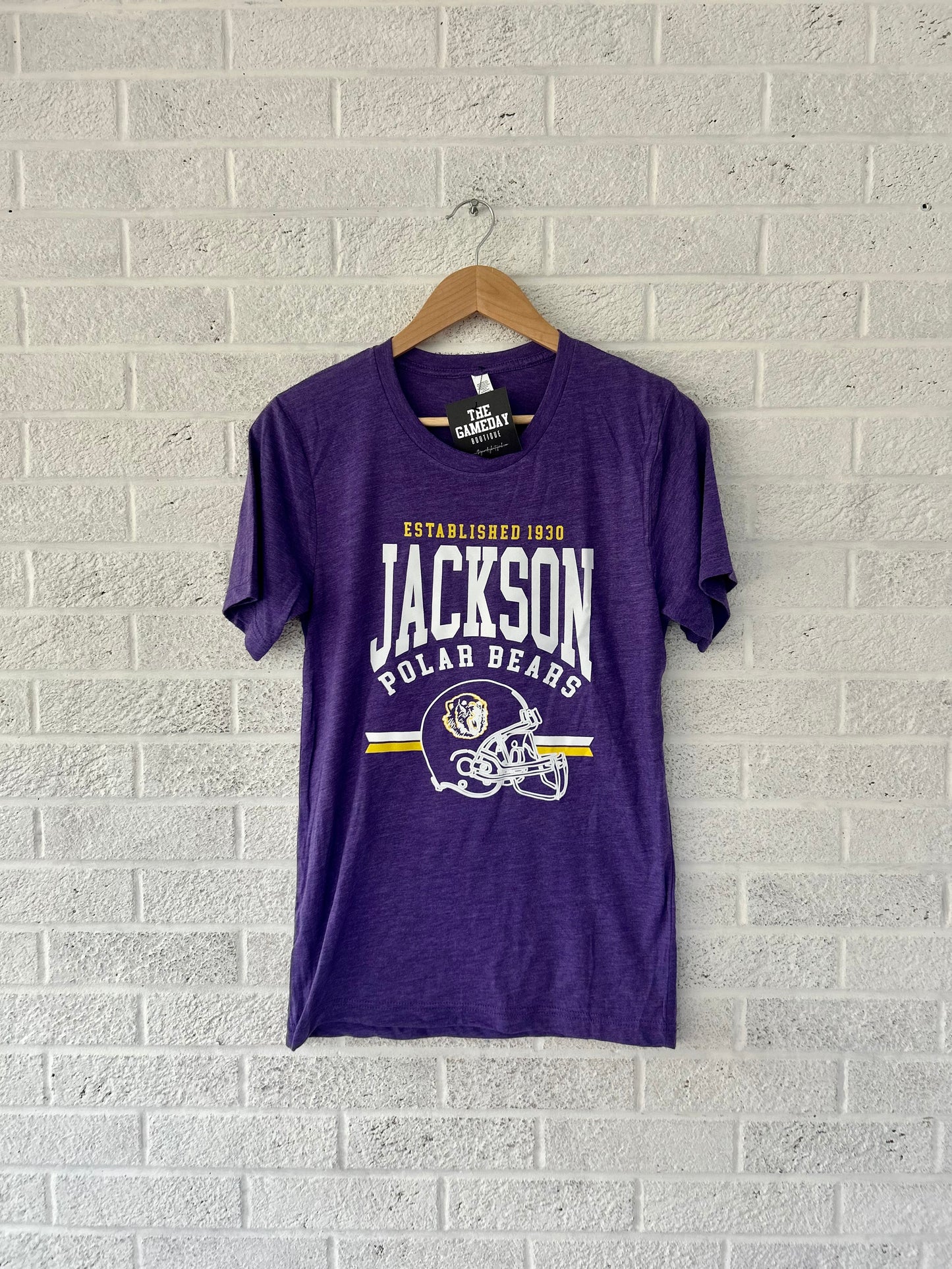 Jackson Polar Bear Football Helmet T-shirt