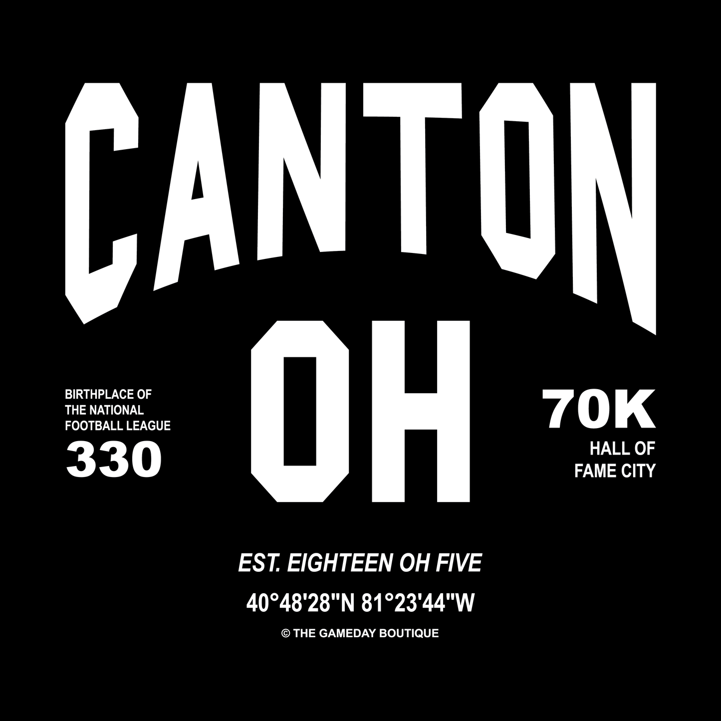Canton OH Triblend T-shirt