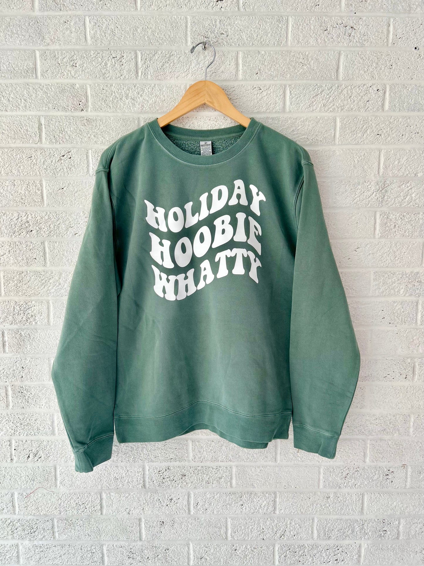 Holiday Hoobie Whatty Vintage Adult Sweatshirt