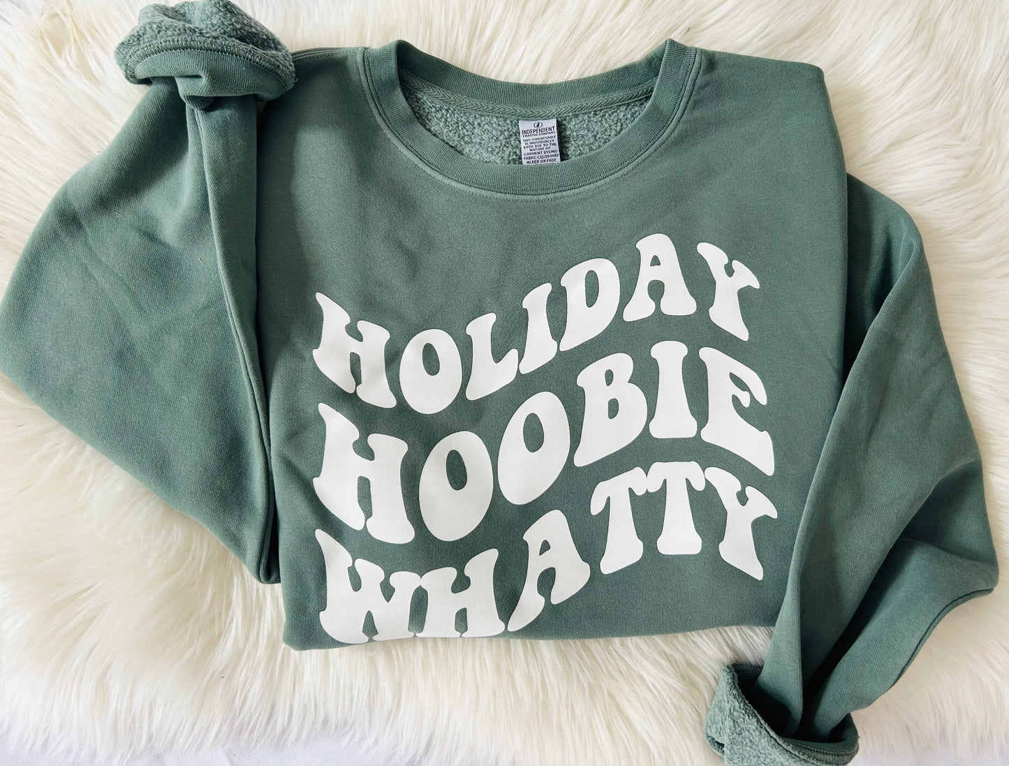 Holiday Hoobie Whatty Vintage Adult Sweatshirt