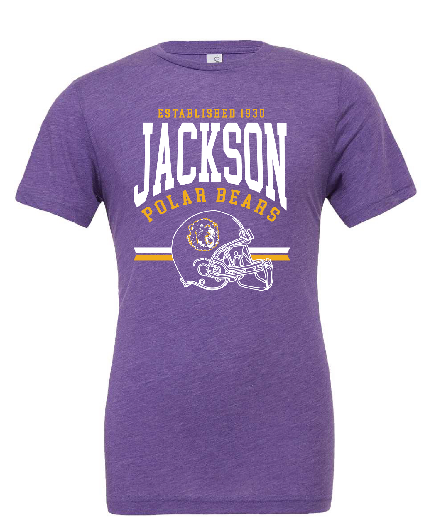 Jackson Polar Bear Football Helmet T-shirt