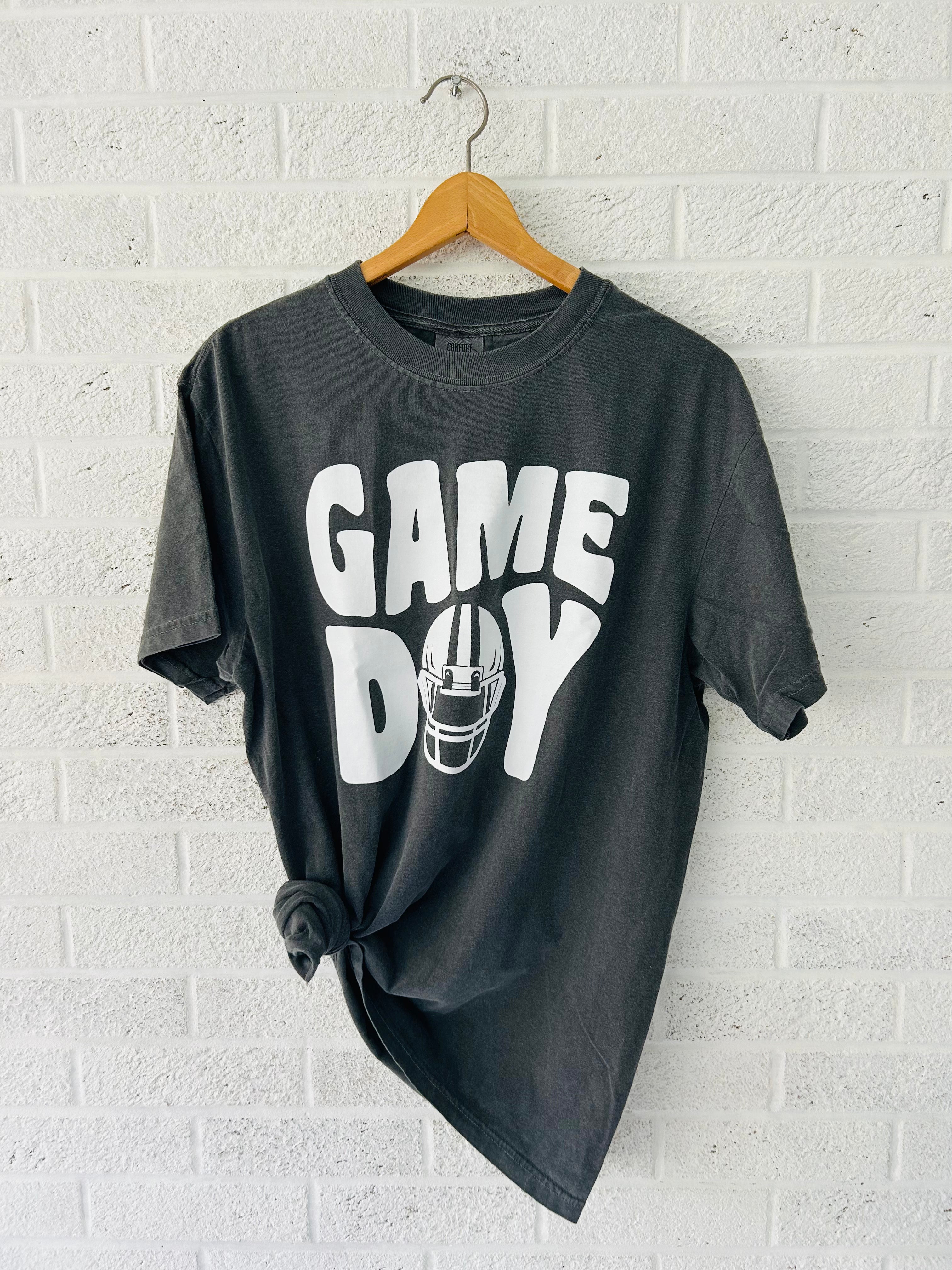 Mittoshop GAME DAY Round Neck Short Sleeve T-Shirt