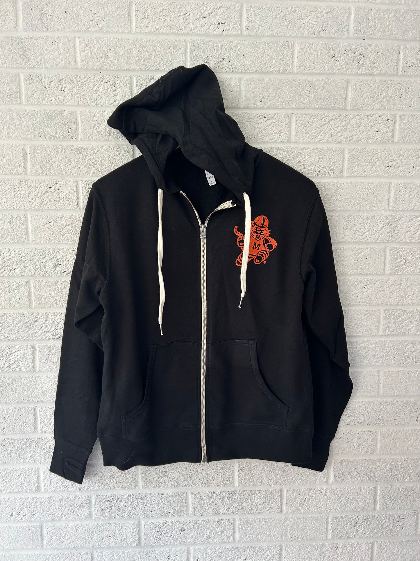 Black Obie Full Zip Sweatshirt