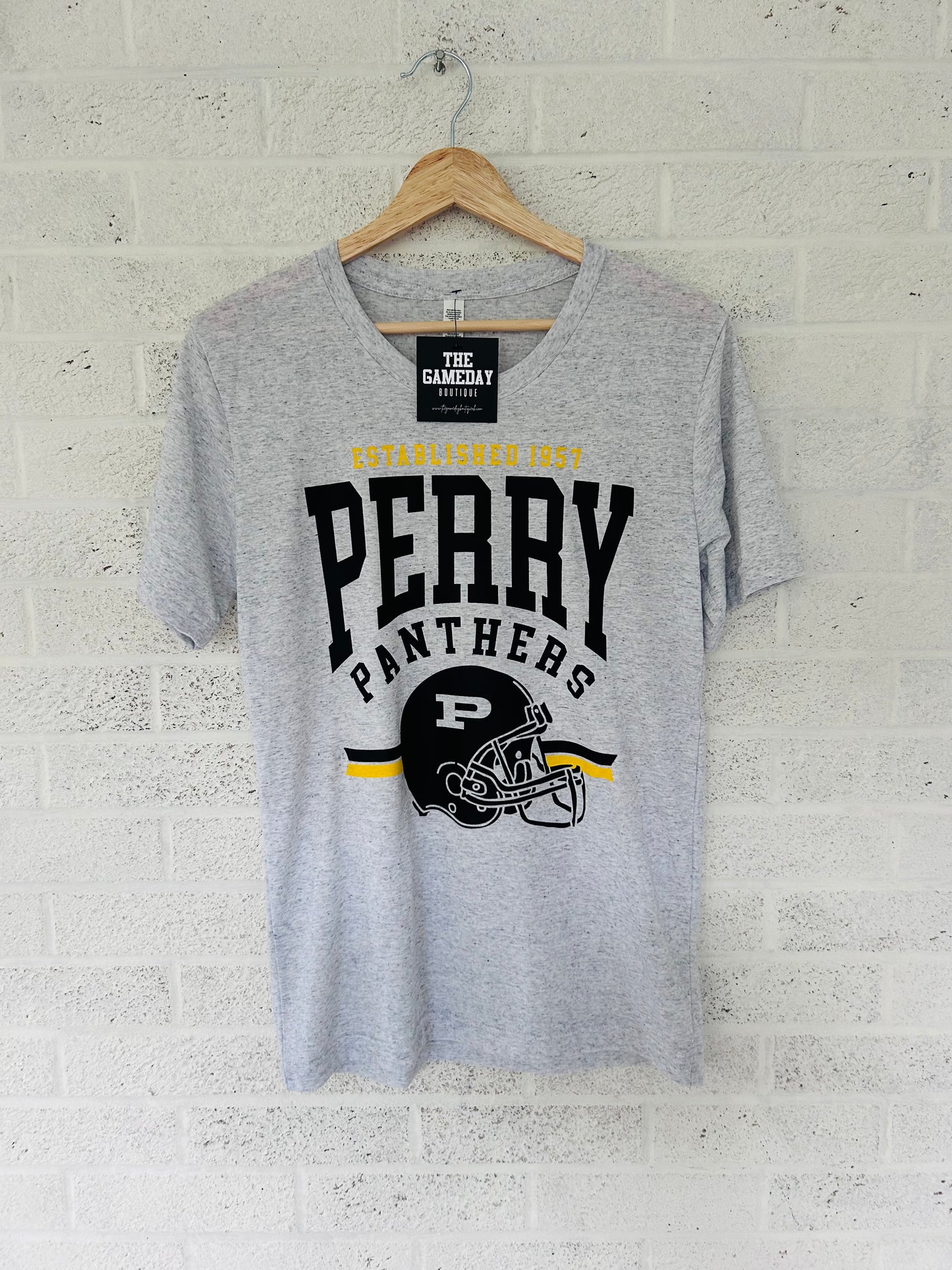 Perry Panther Football Helmet T-shirt