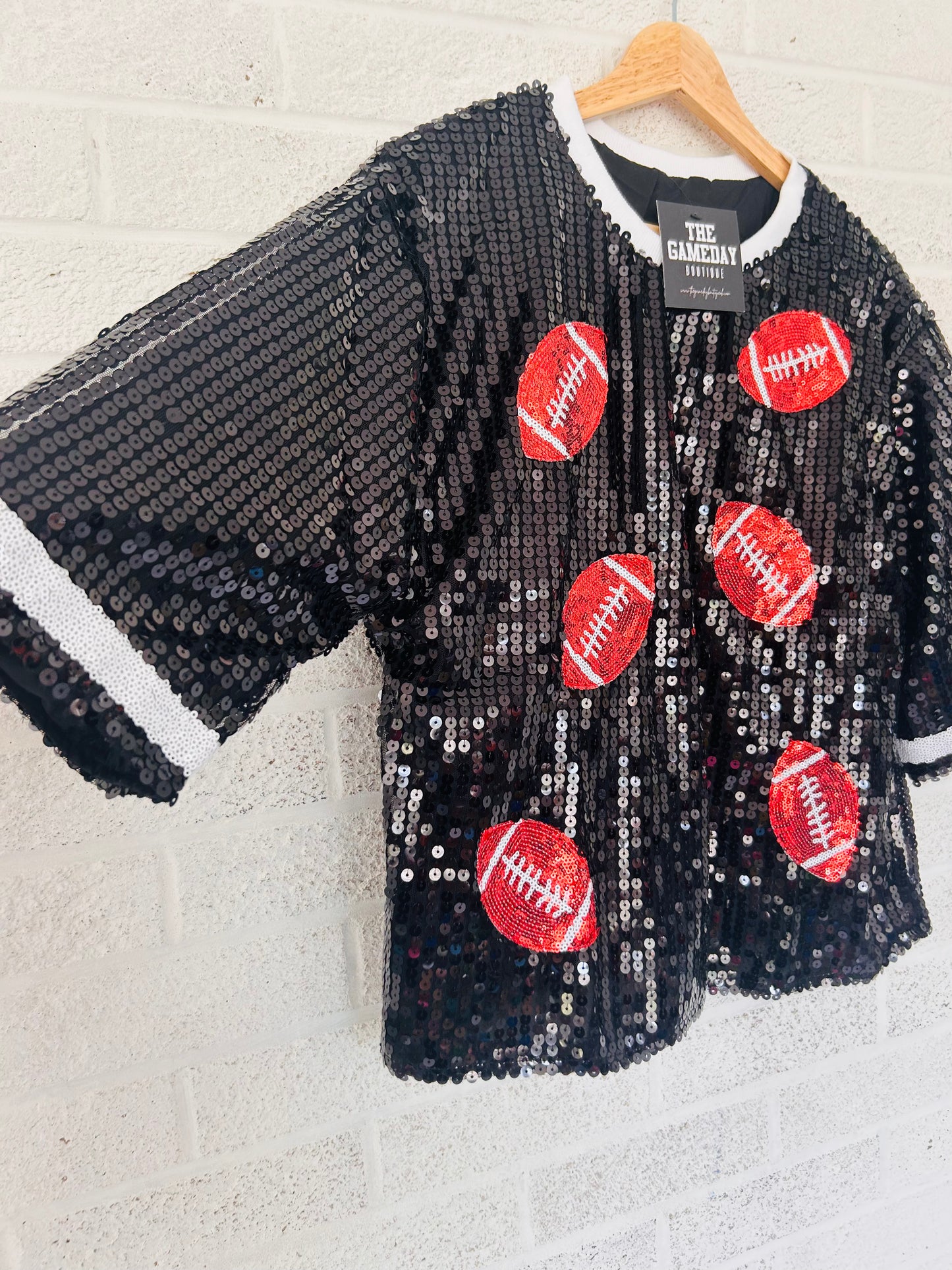 Sequin Football Shirt