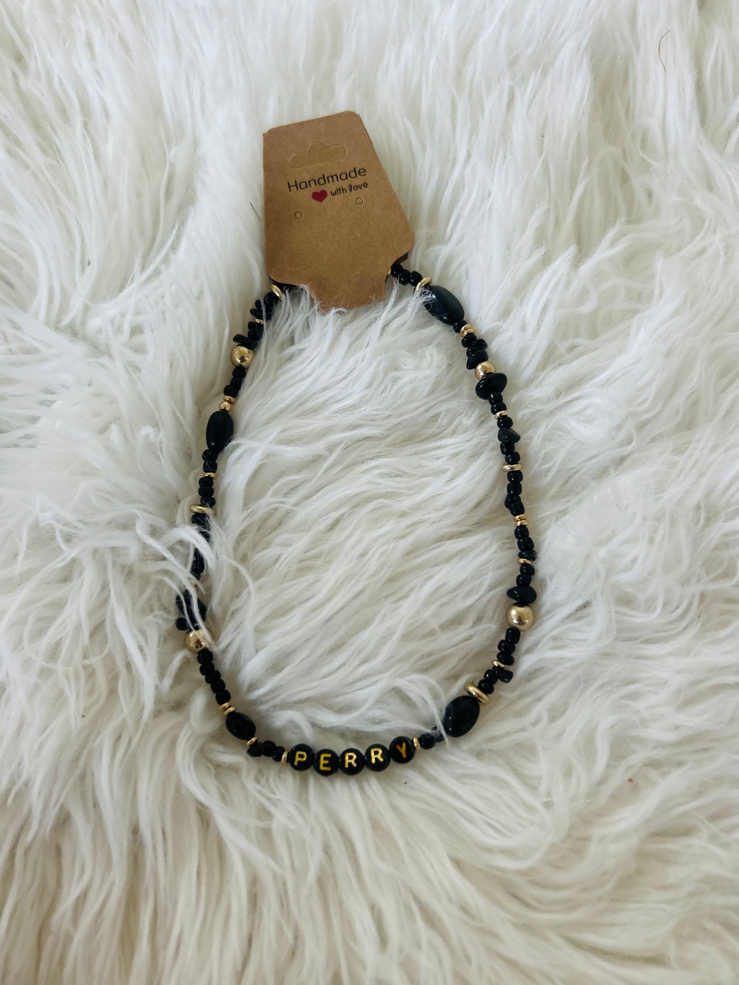Perry Black and Gold Necklace