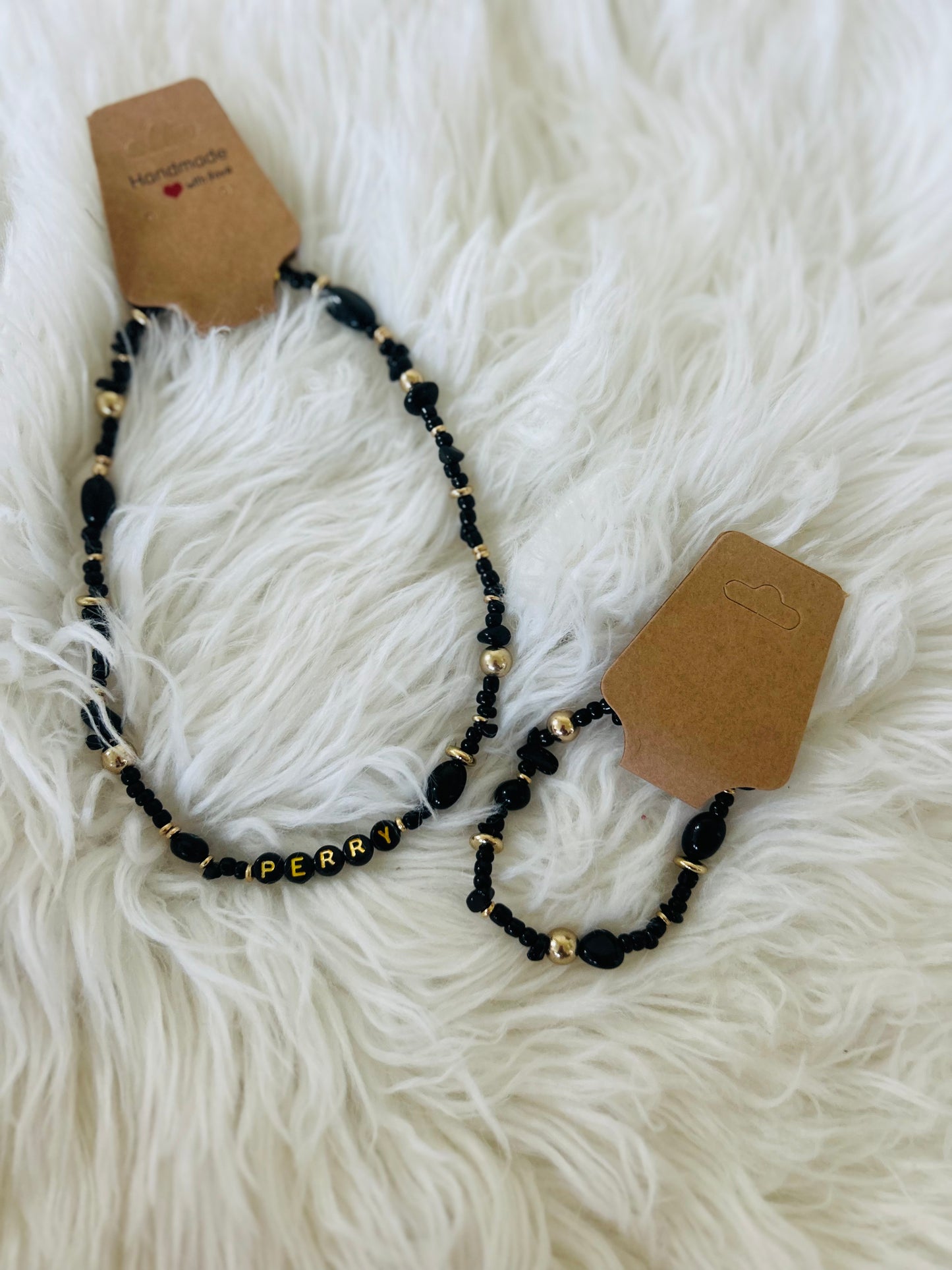 Black and Gold Bracelet