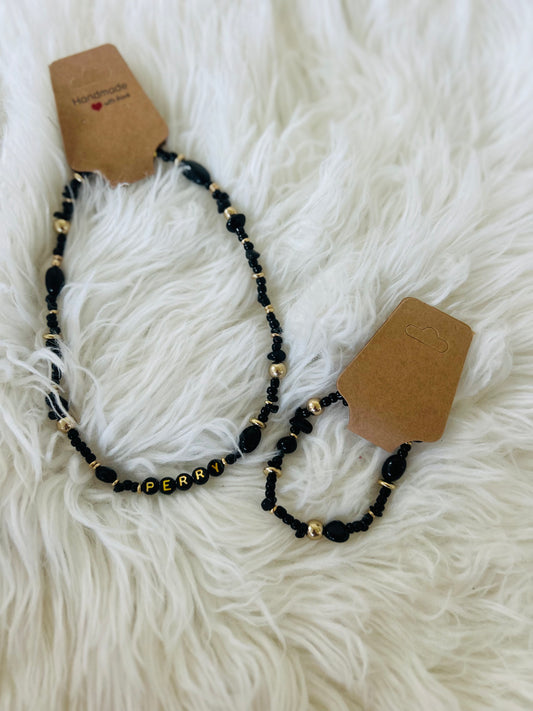 Black and Gold Bracelet