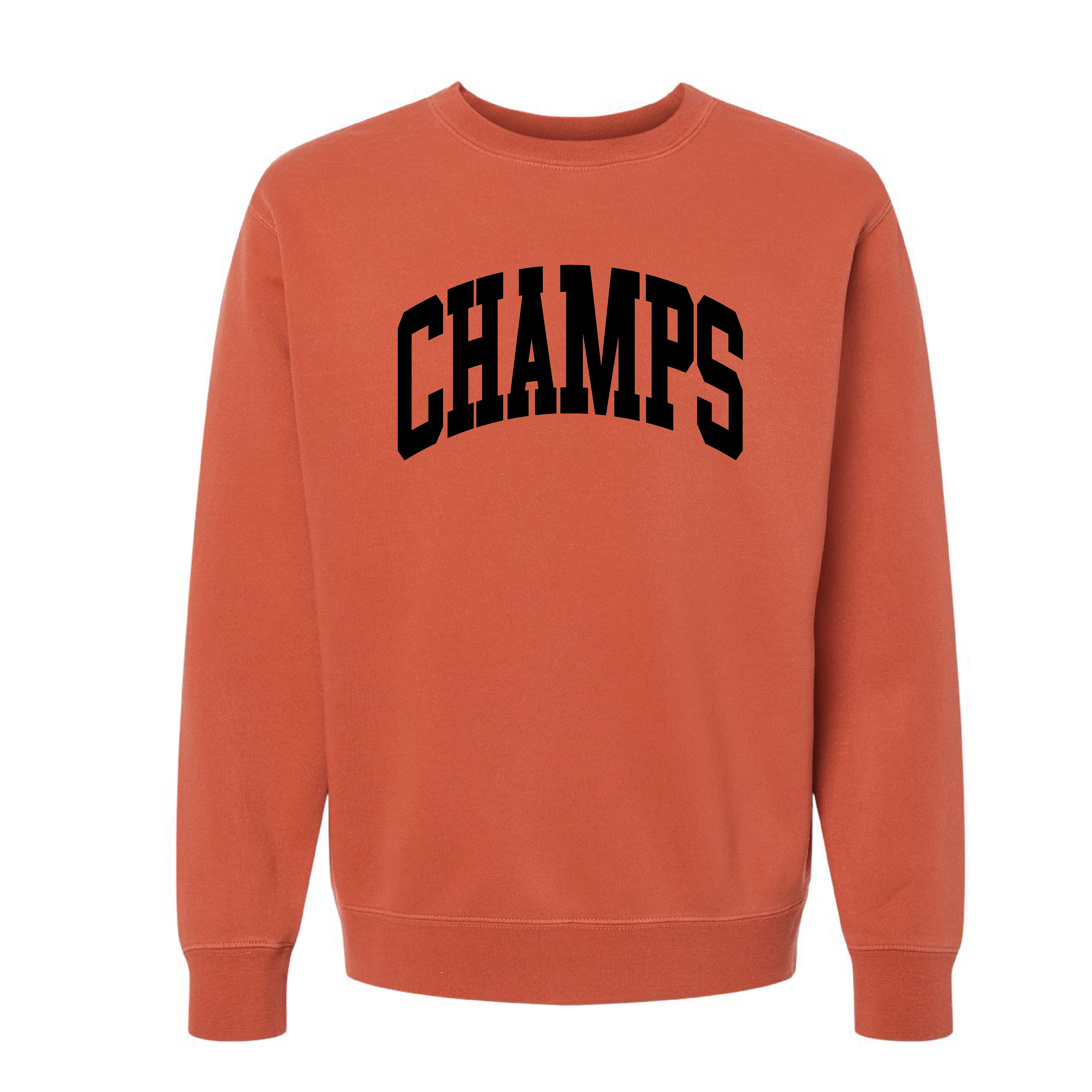 Gameday – Orange Burnt Boutique Vintage The CHAMPS Sweatshirt