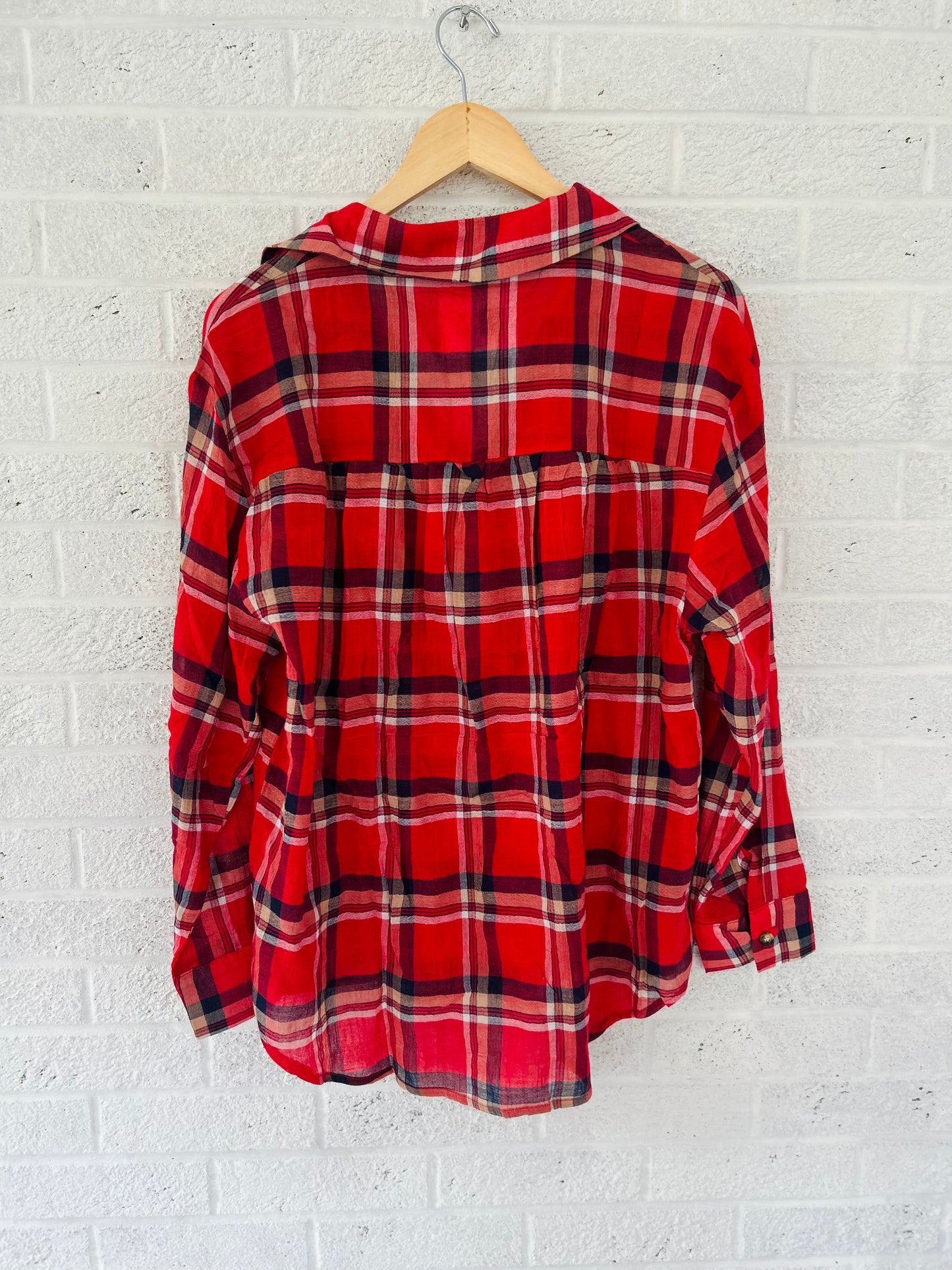 Vintage Red Plaid Flannel