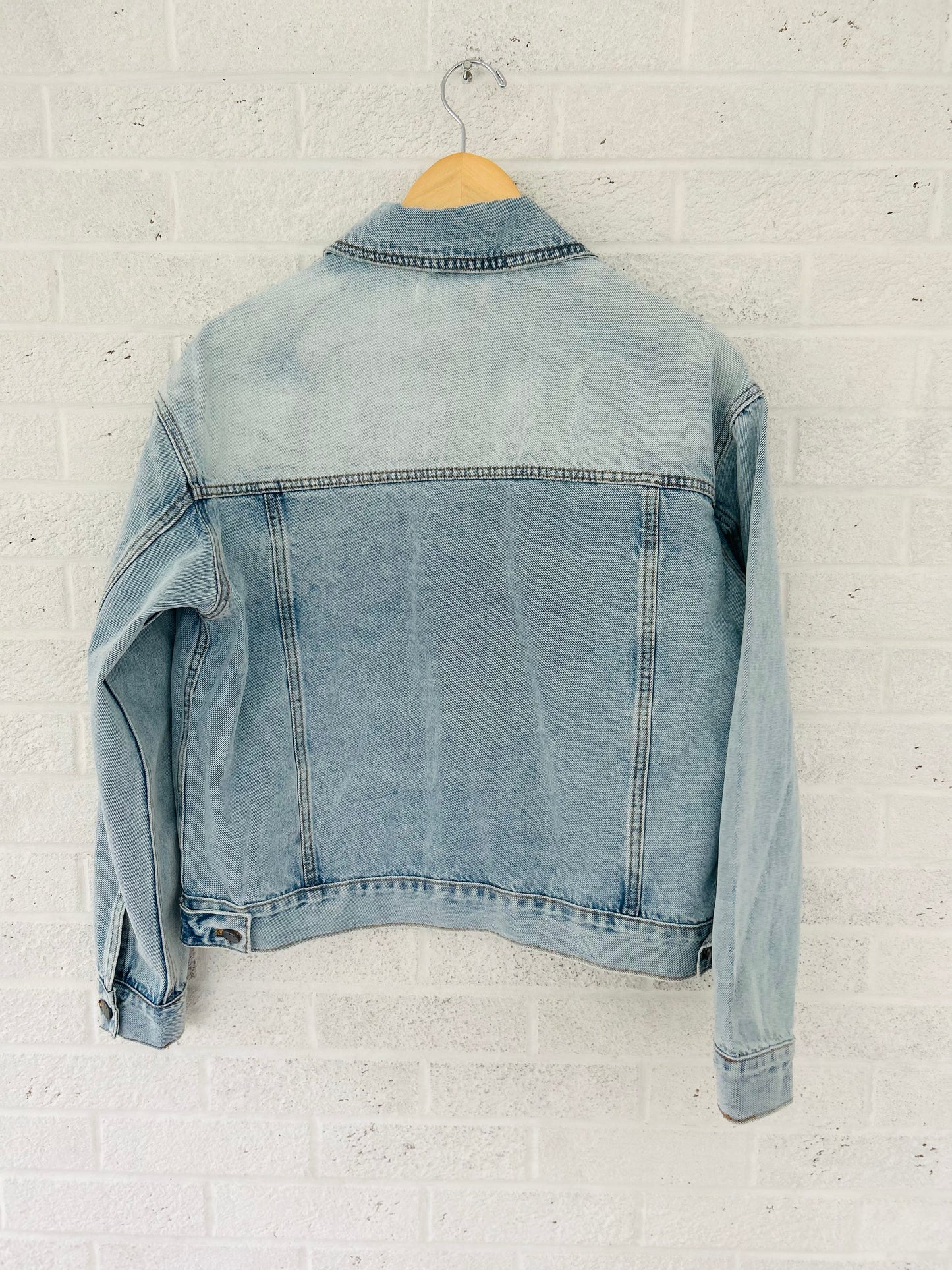 Spot Wash Classic Trucker Denim Jacket (S-L)