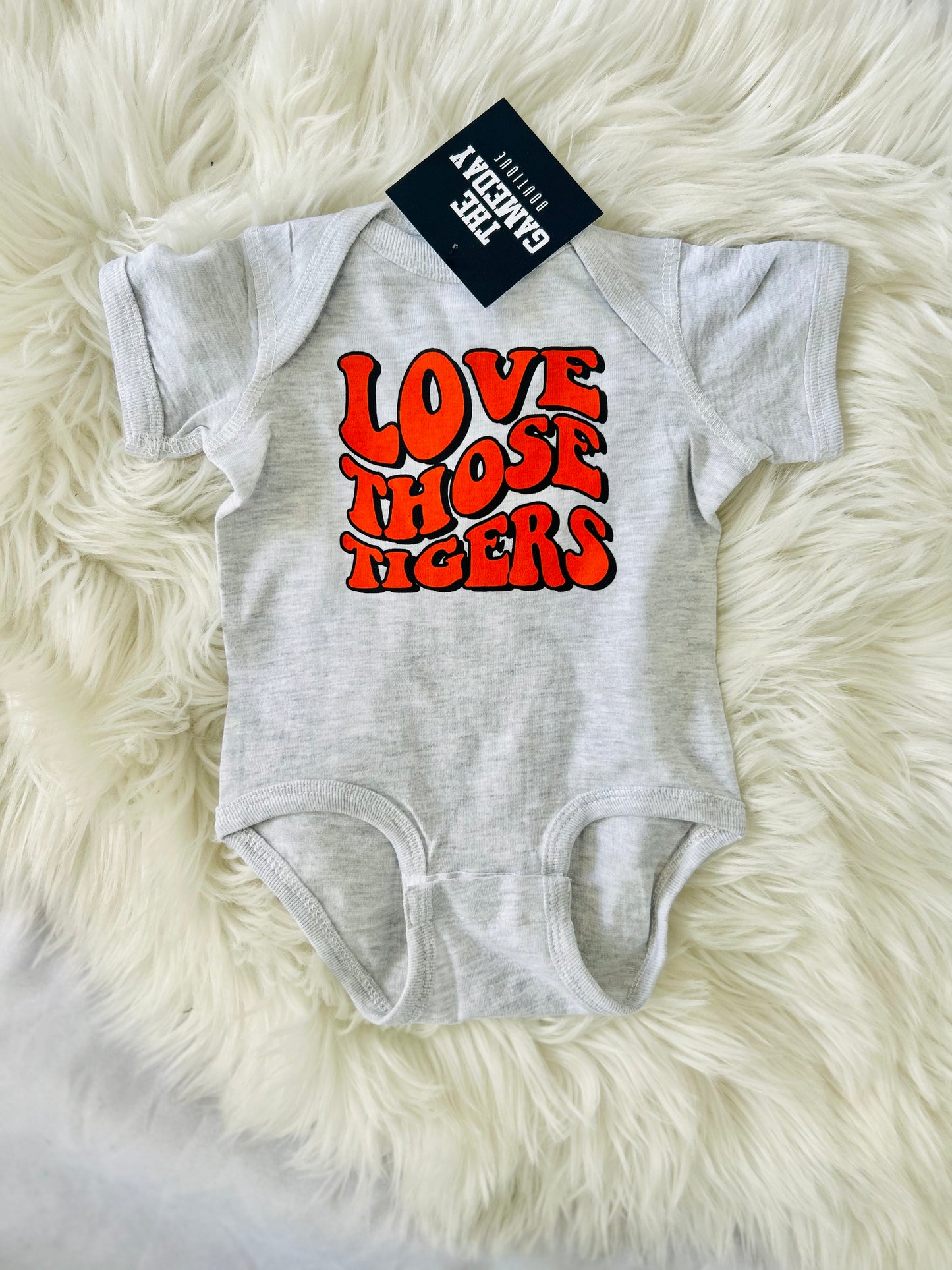 Baby Love Those Tigers Bodysuit