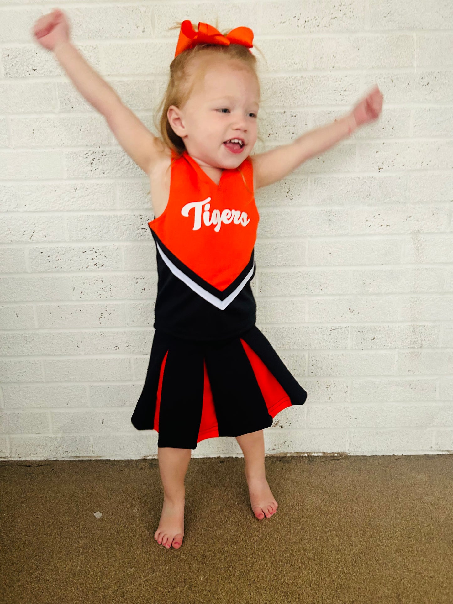 Girls Tigers Cheer Uniform
