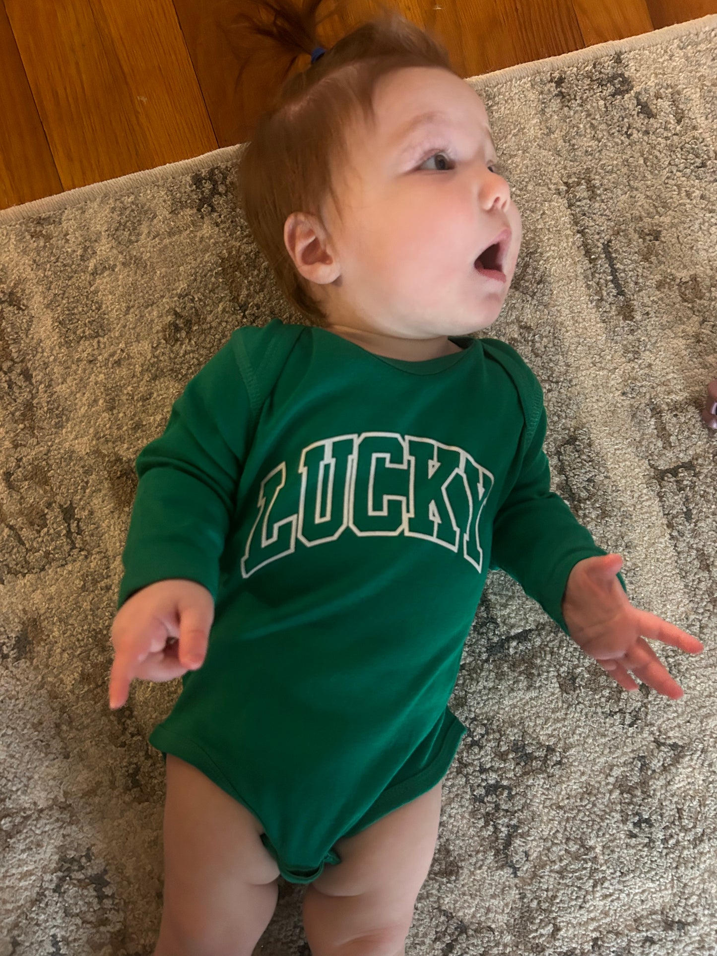 LUCKY Longsleeve Baby Bodysuit