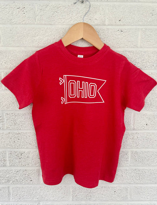 Ohio Pennant Flag Toddler T-shirt