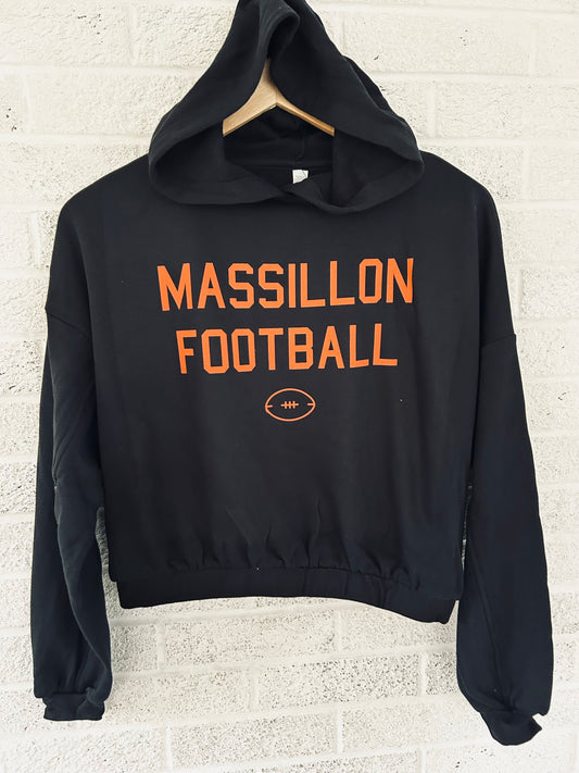 Massillon Football Spongefleece Boxy Hooded Sweatshirt
