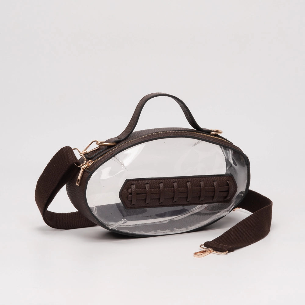 Clear Football Purse