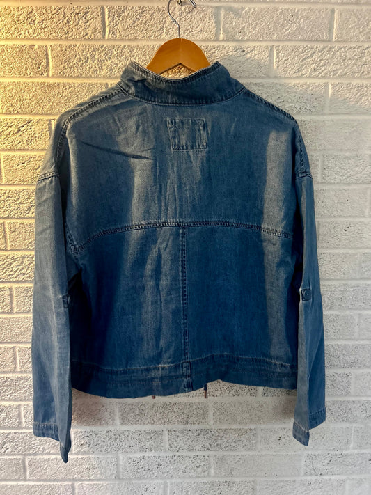 Denim Zip-up Jacket