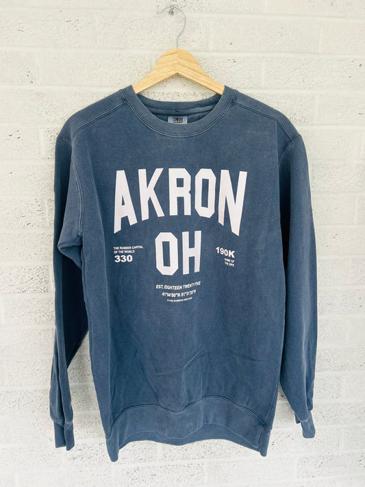 Akron OH Vintage Sweatshirt