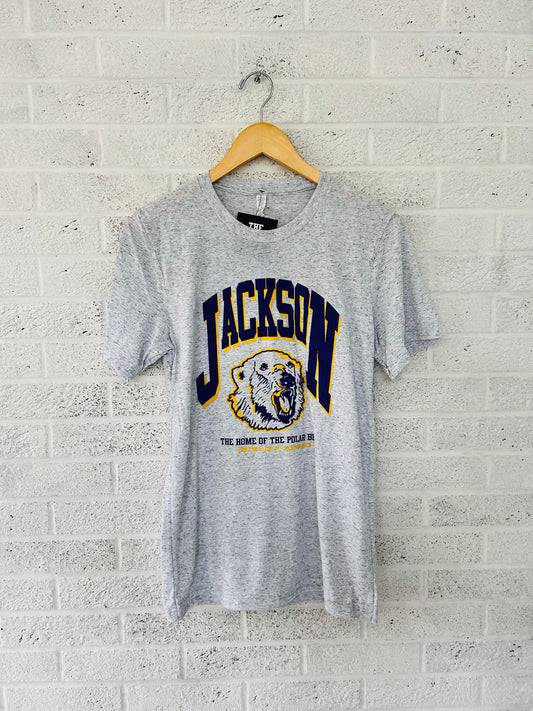Jackson The Home of the Polar Bears Triblend T-shirt
