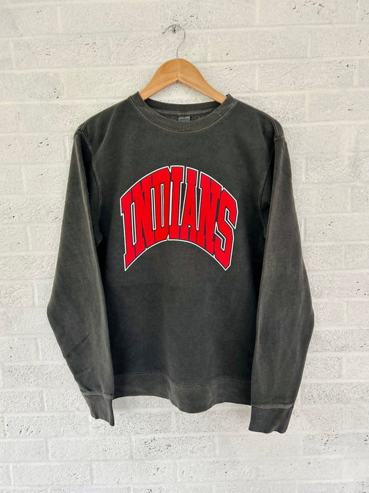 Indians Arch Vintage Adult Sweatshirt