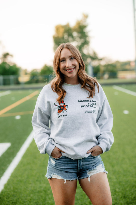 Massillon Weak and Timid Quote Sweatshirt