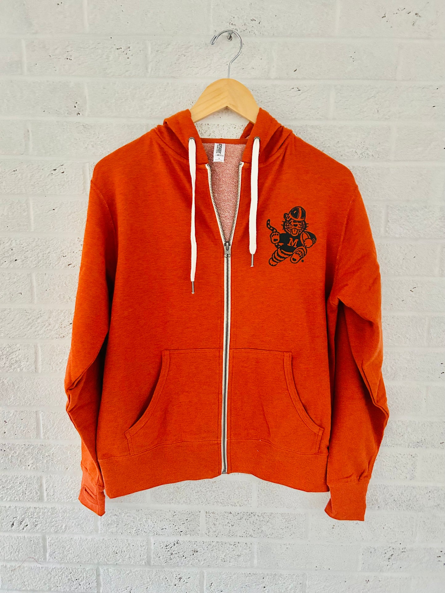 Burnt Orange Obie Full Zip Sweatshirt