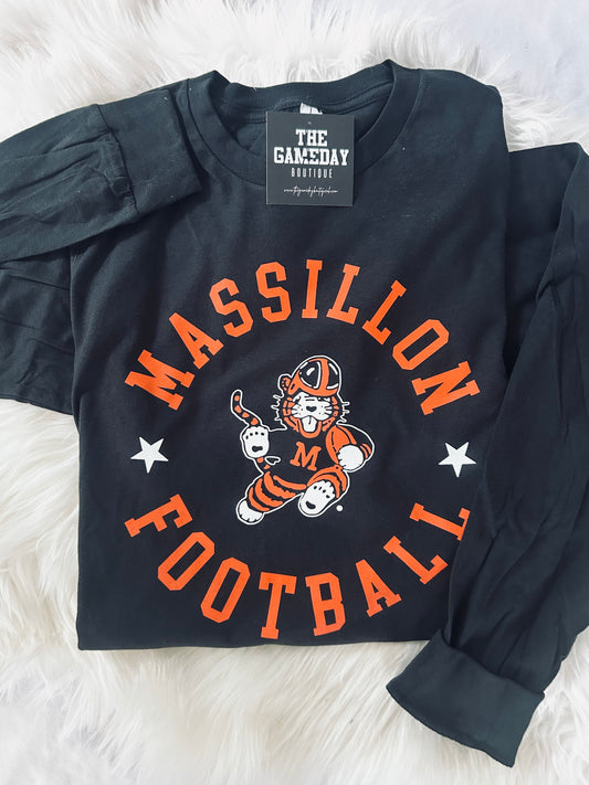Massillon Football Star Longsleeve T-shirt