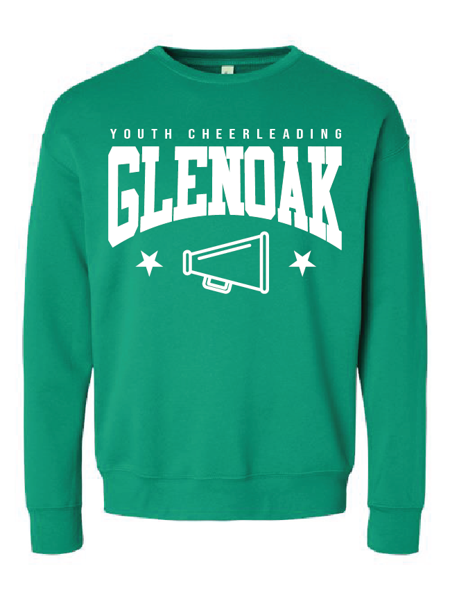 GlenOak Youth Cheerleading Spongefleece Sweatshirt PREORDER