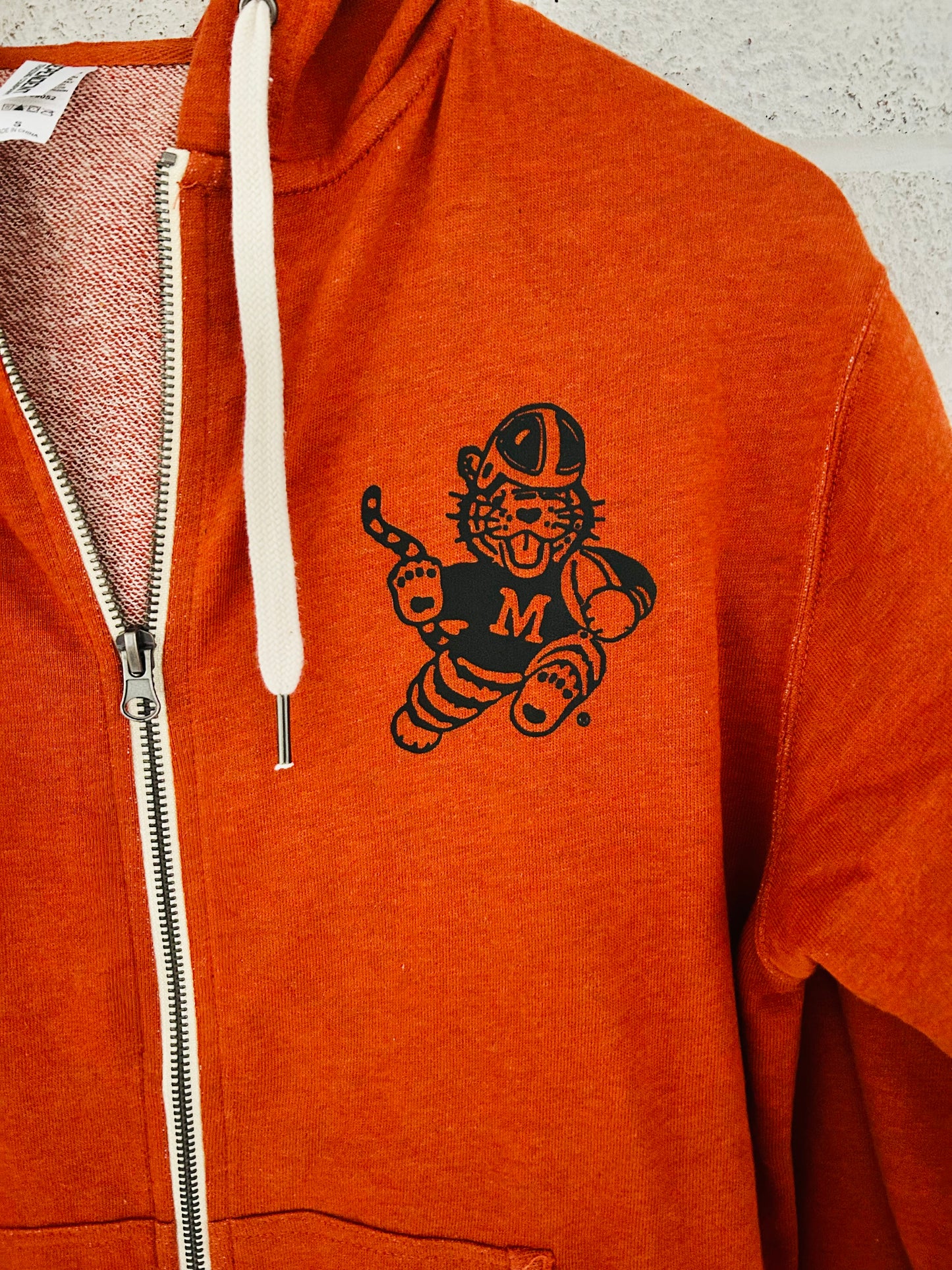 Burnt Orange Obie Full Zip Sweatshirt