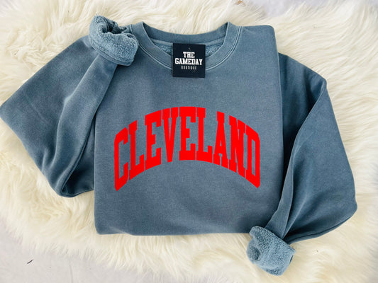 Cleveland Guardians Colors Vintage Sweatshirt