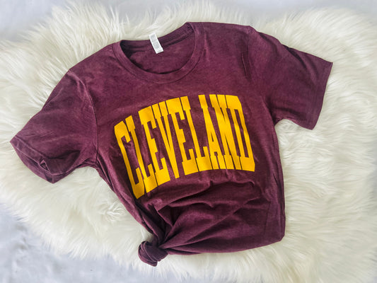 Cleveland Triblend T-shirt Cavs Colors PREORDER