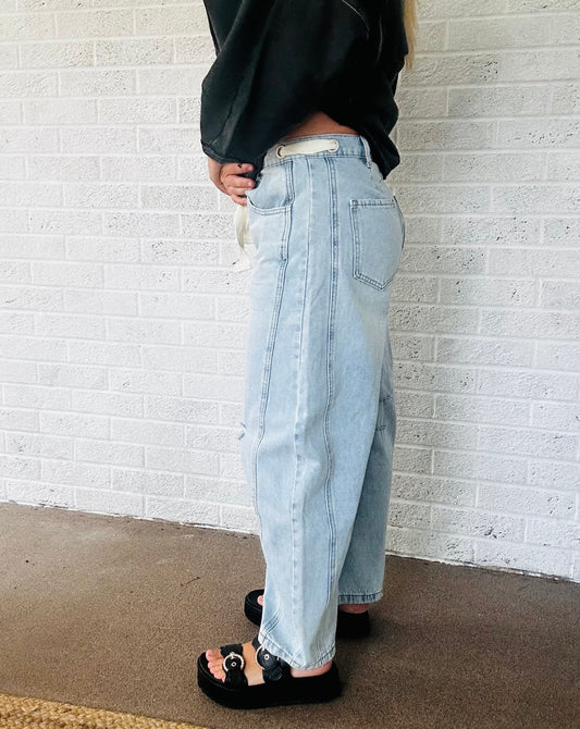 Light Denim Pants