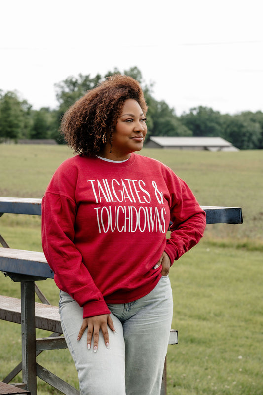 Tailgates + Touchdowns Sweatshirt PREORDER