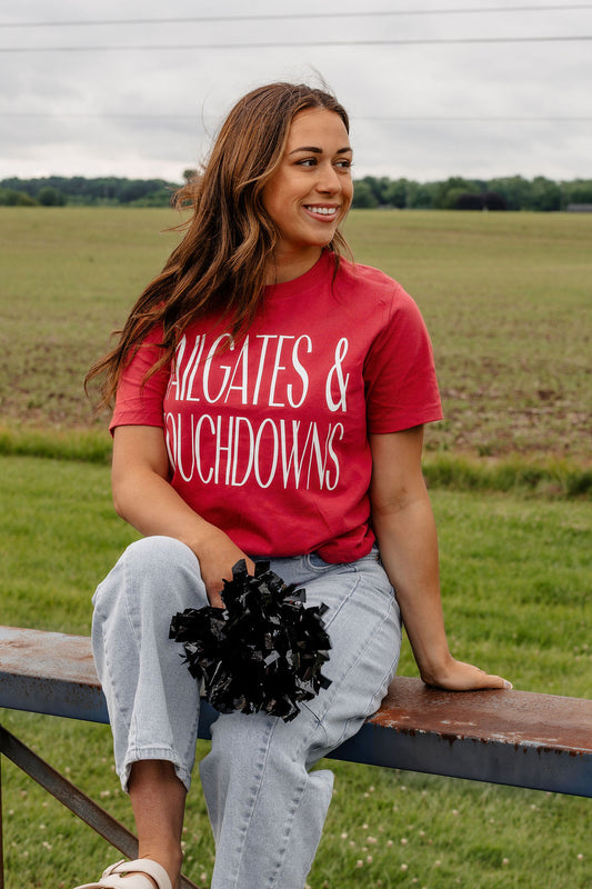 Tailgates + Touchdowns T-shirt PREORDER