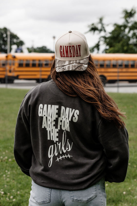 Game Days Are For The Girls Vintage Sweatshirt PREORDER