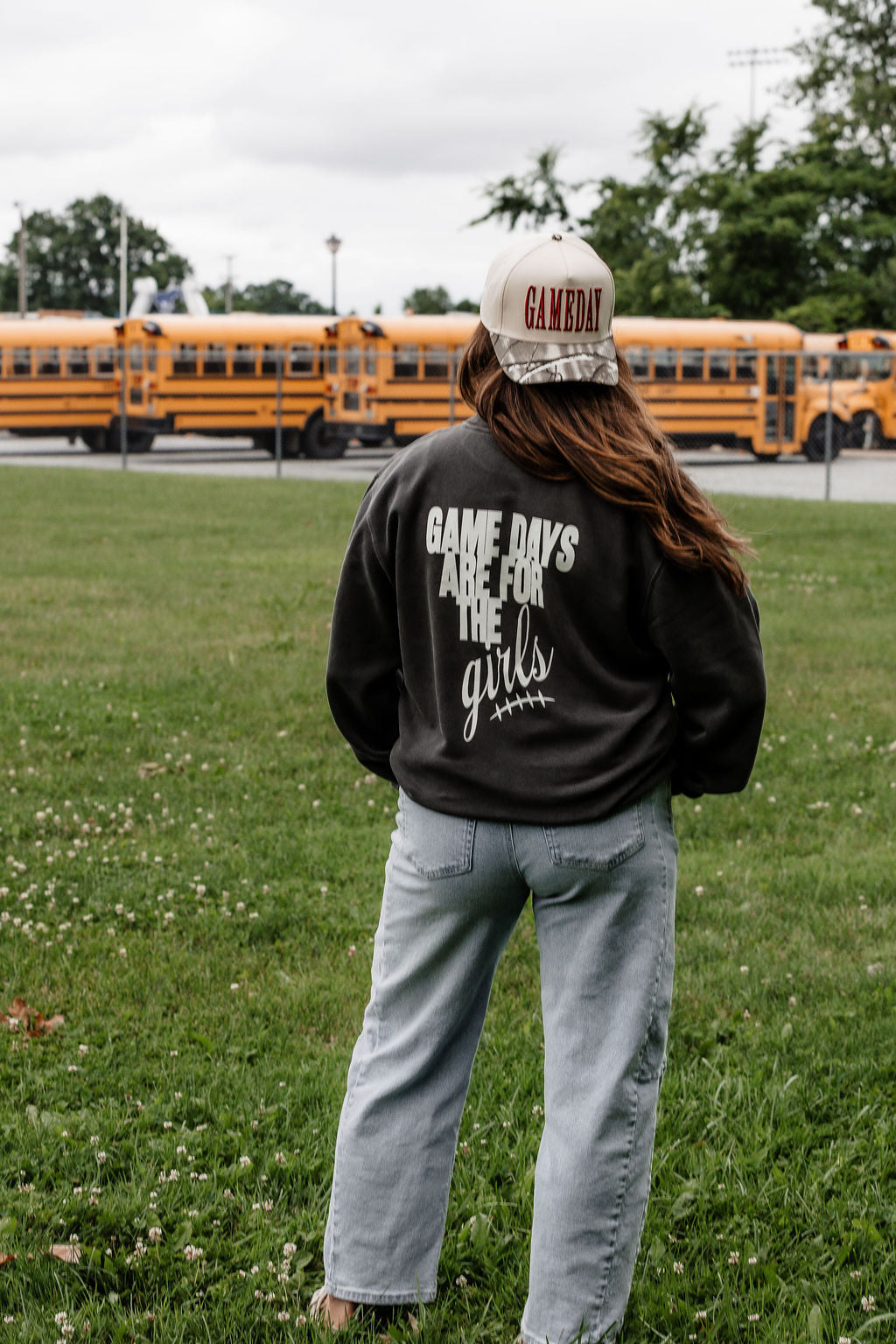 Game Days Are For The Girls Vintage Sweatshirt PREORDER