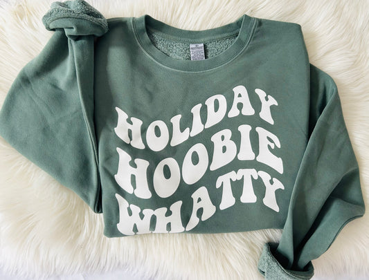 Holiday Hoobie Whatty Vintage Adult Sweatshirt