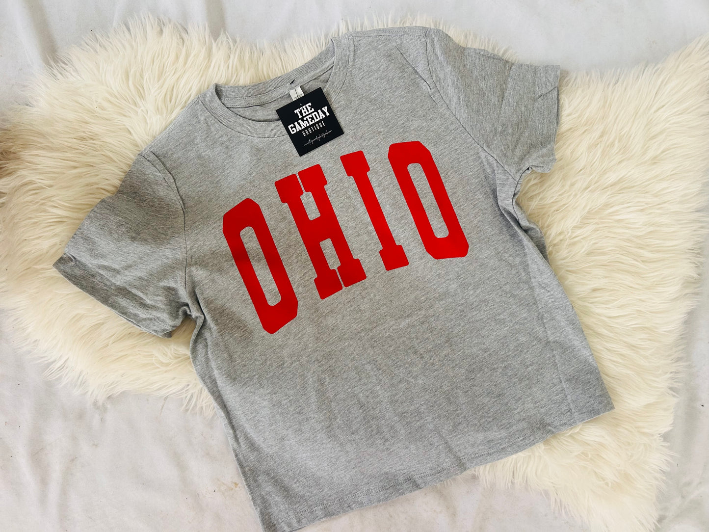 Ohio Boxy T-shirt Grey