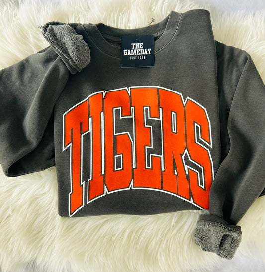 Tigers Arch Vintage Adult Sweatshirt