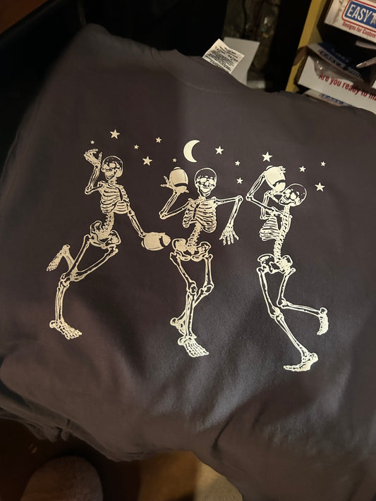 Football Skeleton Vintage T-shirt