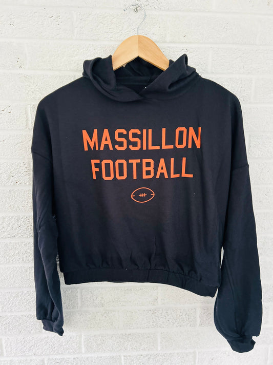 Massillon Football Spongefleece Boxy Hooded Sweatshirt