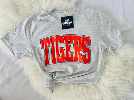 Tigers Triblend T-shirt Ash Grey