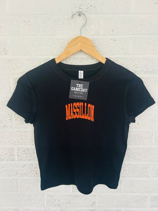 Massillon Baby Rib Crop T-shirt